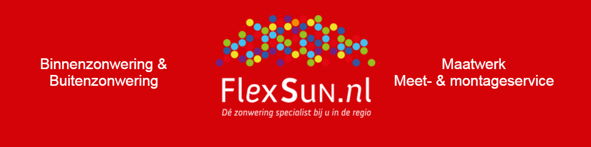 FlexSun.nl - Onze partner voor binnen- en buitenzonwering